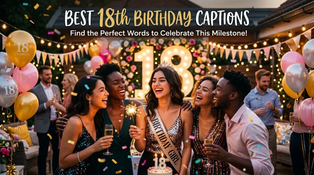 Best 18th Birthday Captions
