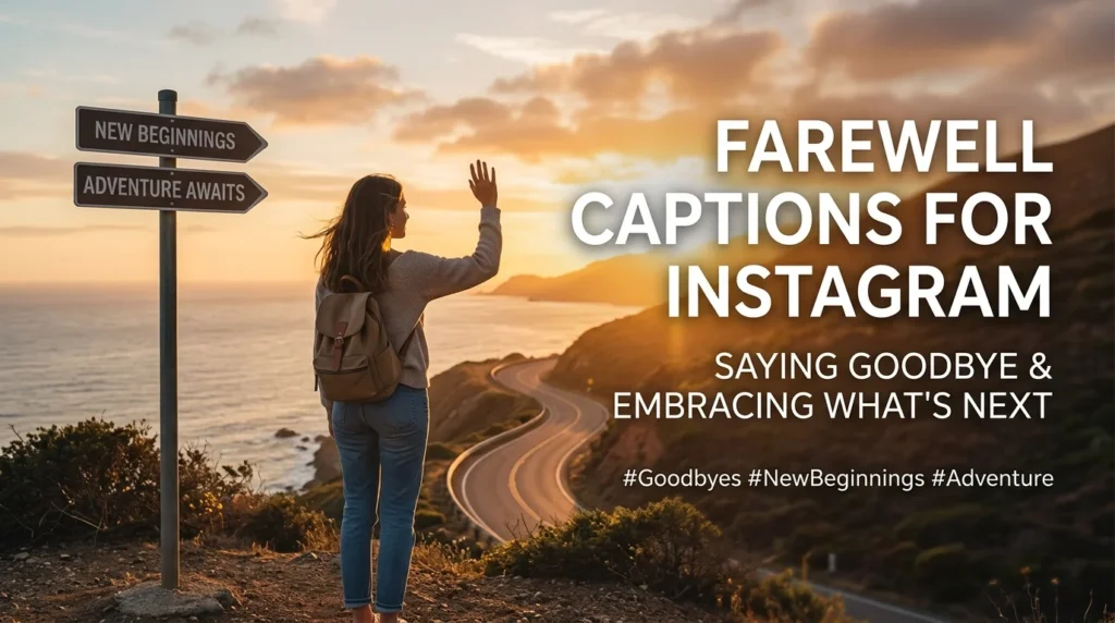 Farewell Captions for Instagram