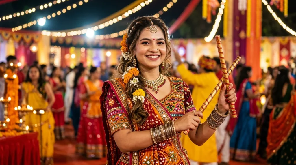 Navratri Captions for Girl